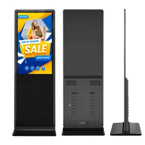 55 65 Inch Customizable Touchscreen Digital Signage Floor Stand Indoor Use Real time Wayfinding Education Shopping Mall