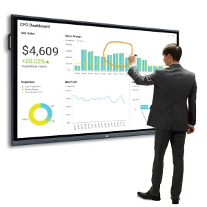 55 65 Inch Infrared Touch Screen Interactive Panel 4k Lcd Uhd Display Smart Board Interactive Whiteboard for Education