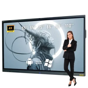 55 65 Inch Smart Conference Flat Panel TV 4K Ultra Thin HD Conference Room Display Commercial Smart Screen Projection Screen
