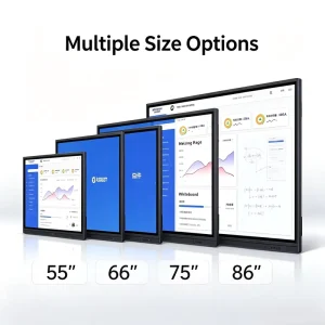 55 75 86 98 110 Inch 4K UHD Touch Conference Panel Single & Dual OS Optional Wireless Cast Smart Digital Writing Board