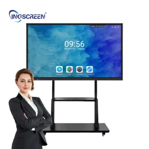 55 Inch 4K All-in-One Kiosk Multi-Touch Panel Interactive Whiteboard Smart Board for Teaching