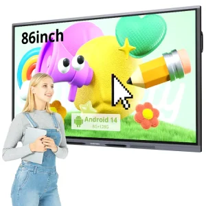 55 Inch 4k Digital Smart Flat Panel Multi Touch Screen LCd Interactive Boards for School Teaching