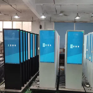 55 Inch Floor Stand Digital Signage Advertisement Totem Displays Android Advertising Display Touch Screen Kiosk