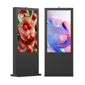 55 Inch IP65 Weatherproof Outdoor LCD Digital Signage Kiosk for Transport Hub Information and Transit Advertising