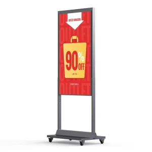 55 Inch LCD High Brightness Window Display for Advertising Screen Poster Smart Totem Android Player Digital Signage and Display