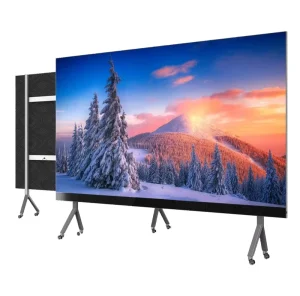 55 Inch Multi-function Ultra Thin Aluminum Frame Smart LED 4K Interactive Touch Screen Board 5-Year Warranty Foldable 3840Hz