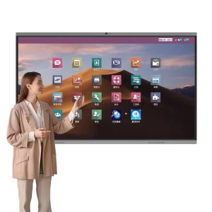 55 Inches 4K Interactive Digital Whiteboard with 20 Point Touch Android & Windows OS All in one Machine