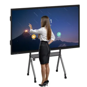 55inch Interactive Boards Education Smart Whiteboard 4K Touch Screen 982/61/4+32G Interactive Display Flat Panel for School
