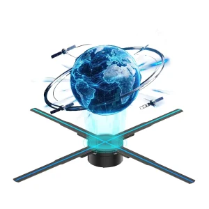 56cm Holographic LED Fan Display 3D Visual Advertising Player US Stock Smart Control Hologram Screen for Business