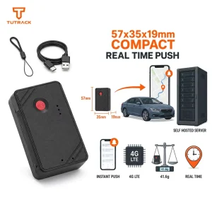 57x35x19mm Compact Wireless Self Hosted Private Server Real Time Push Alert Personal Vehicle Tracker Wireless GPS Tracker