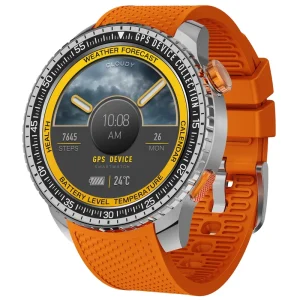 5ATM Waterproof Big AMOLED Screen Android IOS Fitness Tracker GPS Navigation Offline Map AI Sport Smart Watch for Men Women