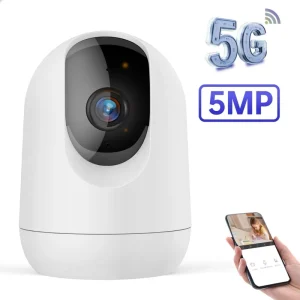 5G 5MP 3MP PTZ IP Camera Wifi Baby Monitor 4K High Resolution Night Vision Auto Tracking Home Security Camera WIFI Camera 5mp