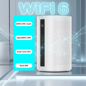5G WiFi6 Sim Router with Dual Band Wifi 3000Mbps Z8105AX C with Mesh Extender for Seamless Roaming Home Coverage CE FCC