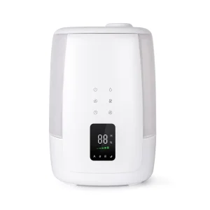 5L LED Light Night Mode Ultrasonic Humidifiers Cool Warm Mist Auto-off Smart Air Humidifier for Home Bedroom