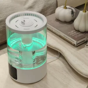5L Mini Electric Top Fill Ultrasonic Portable Humidifier Plastic Desktop Household Hotel Use Disinfection Aromatherapy LED