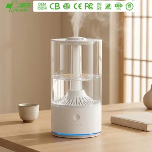 5L Oem Odm Top Fill Transparent Water Tank Cool Mist Large Ultrasonic Air Humidifier for Home