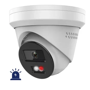 5MP H.265 Full Color Light Sound Alarm Smart Hybrid Dome Night Vision IP67 Waterproof Outdoor Indoor Home Security Camera