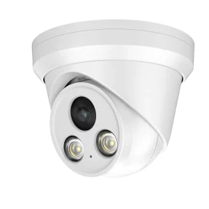5MP Microphone IP Turret Camera POE Indoor with Night Vision Smart CCTV Security Camera