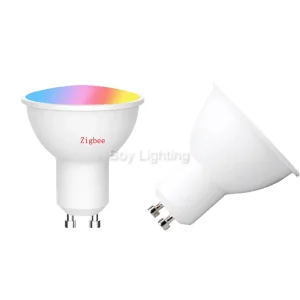 5W Wireless Voice-Controlled RGBWC AC85-265V Smart Zigbee LED Bulb