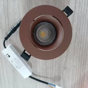 5W 12W Smart Downlight OEM ODM Spot Light Colour Changing Ceiling Embedded Spotlight in 3 Colour