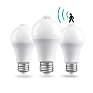 Front Corridor Human Motion Sensor Radar-Activated Light Bulb 5W 7W 9W 12W E27/B22 Energy-Saving LED Smart Bulb