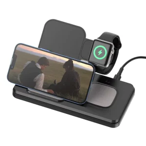 Wholesale Multifunctional Wireless Magnetic Phone Charger Stand, 5W/10W/15W Wireless Charger for Phones