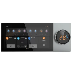 6 Inch KNX Smart Home Touch Panel IPS Display Android OS Home Automation Multiple Room Controller 1280×720 Slider Design No