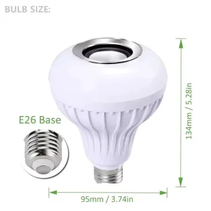 Low-Cost Factory-Price Smart Bulb, 600-Lumen Music LED Bulb, 12W Tuya Smart Bulb, Fast Delivery
