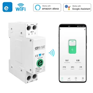 63A Smart Switch Energy Monitor Time Schedule Circuit Breaker Timing Modes for Smart Home Wireless Remote Control