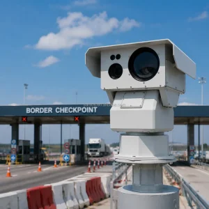 640×512 Thermal Camera with Laser Rangefinder Multi sensor PTZ IP Security Monitor for Outdoor