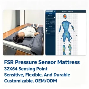 64×32 FSR Equipped Smart Mattress Unrivaled for Medical Pressure Mapping Real Time Sleeping Posture Sensing