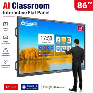 65 75 100 86 Inch LCD Panel Interactive Display Digital Blackboard Touch Screen Smart Board for Classroom Interactive Whiteboard