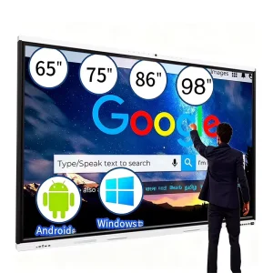 65/75/85/86/98 Inch LCD Display Smart Board Digital Whiteboard Educational Equipment White Board