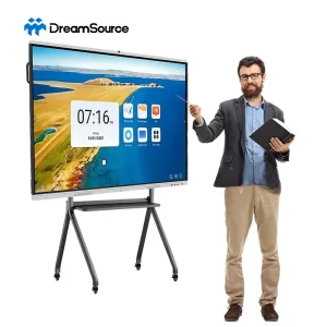 65 75 85 98 110 Inch Pen Finger Touch Interactive Whiteboard HD Lcd Display Screen Interactive Smart Boards for Schools Teaching