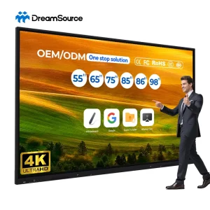 65 75 85 98 Inch Smart Board Interactive Android Interactive Tv Touch Screen Finger Multi Touch for Classroom Teaching