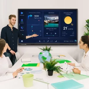 65 75 85 Inches Digital Smart Interactive Whiteboard Multi Touch Screen LCD Classroom Interactive Board