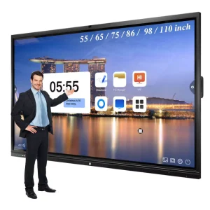65 75 86 100 110 Inch Finger Multi Touch Screen Smart LCD Display Conference Electronic Digital Interactive Smart White Board