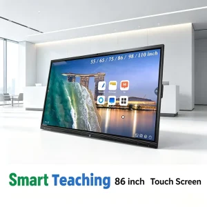 65 75 86 98 110 Inch 40-Point Touch Screen 4K D-LED Backlit Interactive Smart Board for Conference & School Use