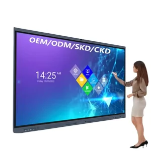 65 75 86 98 110 Inch Multi Touch Screen All In One 4K LCD Interactive Smart Boards for Schools & Classroom Whiteboard Display