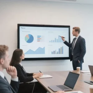 65 75 86 98 Inch Android 4K LCD Display Digital Flat Panel Meeting Whiteboard Smart Board for Interactive Teaching