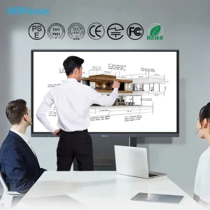 65 75 86 98 Inch Digital 4K Business Conference Room Touch Display Flat Panel Interactive Whiteboard Smart Board
