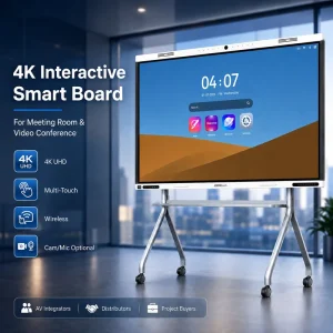 65 75 86 98 Inch Interactive Whiteboard Smart Board Touch Screen for Meeting Room Conference AV System Integrator School Project