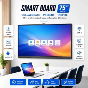 65 75 86 Inch All in One Interactive Flat Panel Display Smart Board for Meeting Room