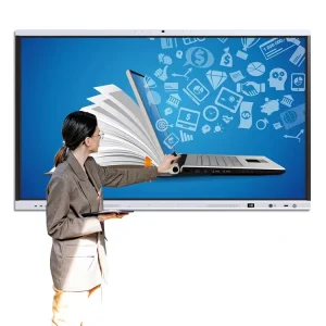 65 75 86 Inch Android 15 16 4k Uhd Interactive Display for Office & Education Smart White Board with AI Function for School