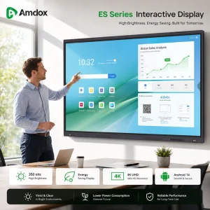 65 75 86inch LCD LED TV Panel Touch Screen 4K UHD Android 16 16GB RAM Interactive Flat Panel Education Whiteboard