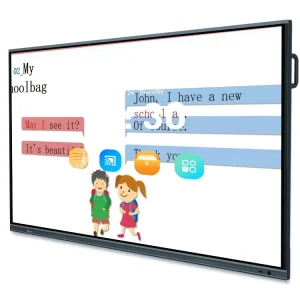 65 86 Inch Smart Board Android/windows 4k Uhd Interactive Flat Panel for Education School Conference Meeting Business FCC/CE