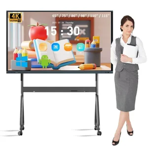 65 86 Inch Wall Mount Interactive Whiteboard Android/windows for Education 40 Touch 4k Uhd Smart Whiteboard FCC/CE for Business