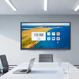 65 Inch 4K Smart TV Interactive Whiteboard 40 Points Pen Finger Touch LCD Black 60Hz 1 Year Warranty D LED for School Conference