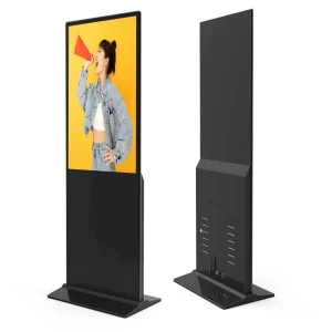 65-Inch Floor Standing Touchscreen LED Digital Signage Display Infrared Touch for Elevator Use Android Interactive Poster Screen