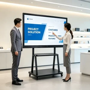 65 Inch Infrared Touch Smart Conference Display Digital Interactive Whiteboard for Business Seminar Training Room